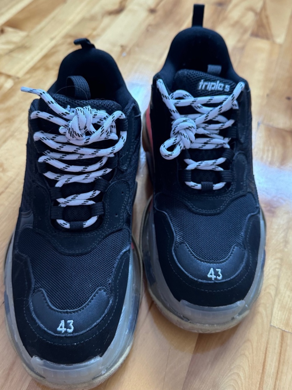 Balenciaga Triple S Sneakers – Size 43 – $100 CAD